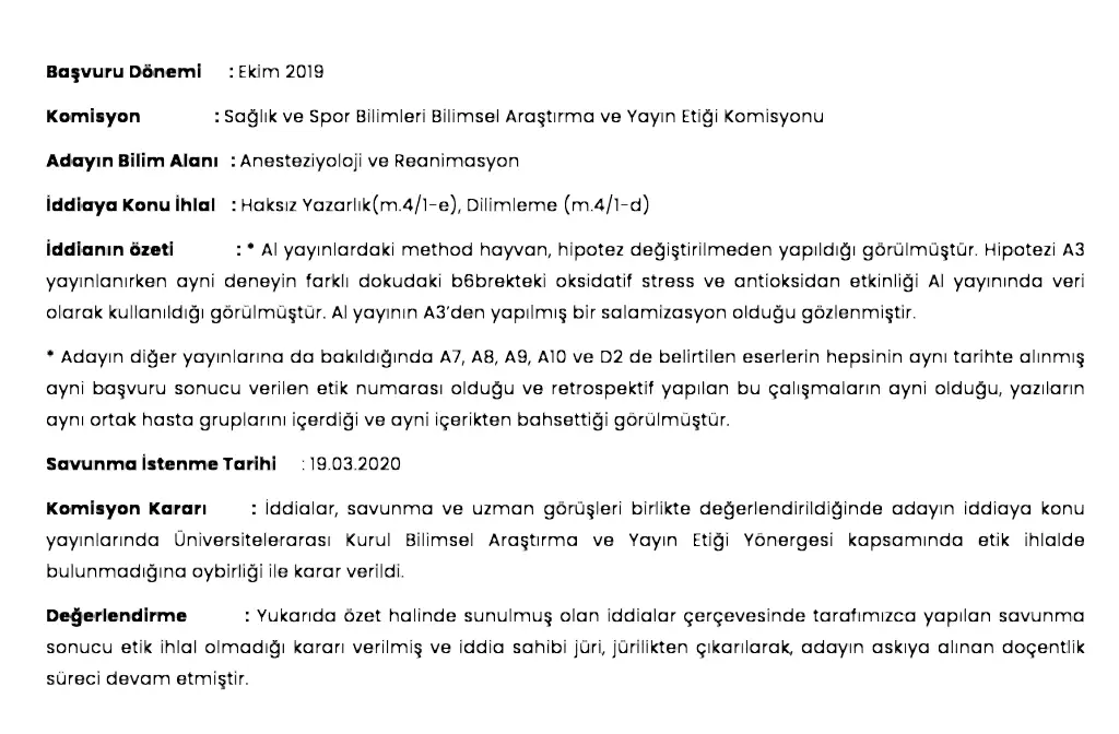 Etik İhlal