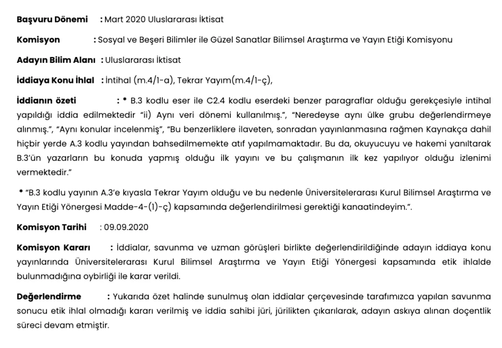 Etik İhlal